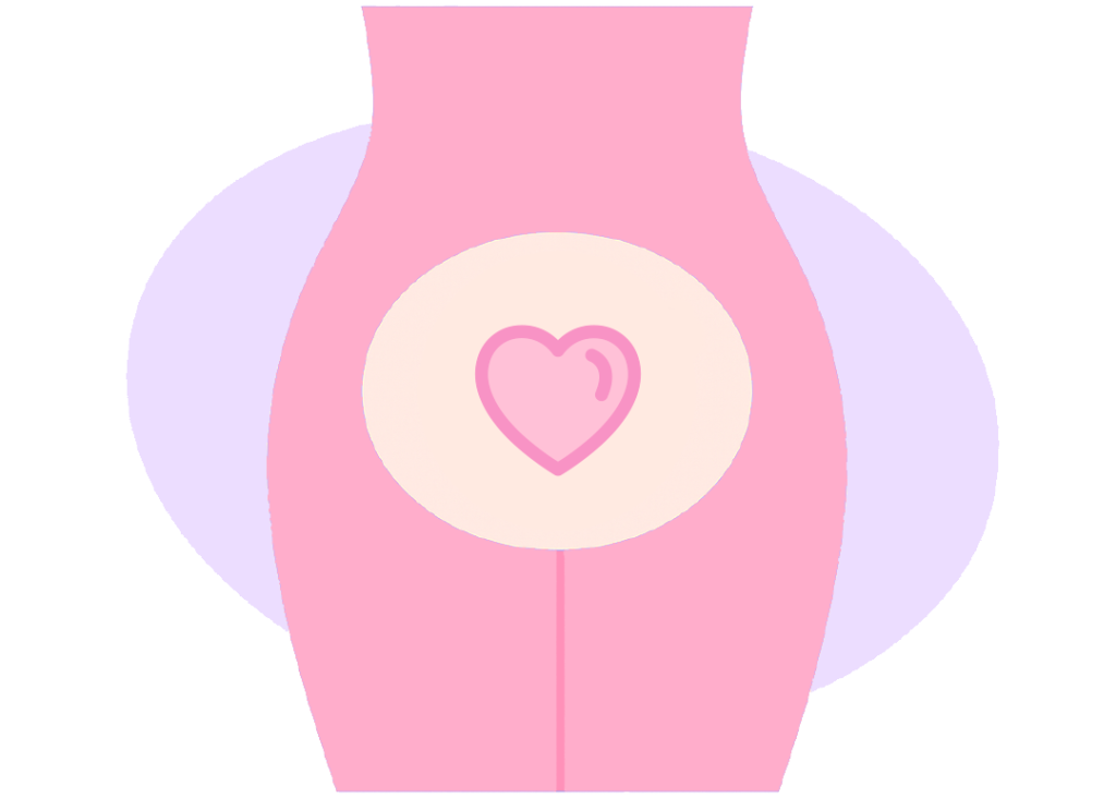 icono de zona íntima de mujer saludable